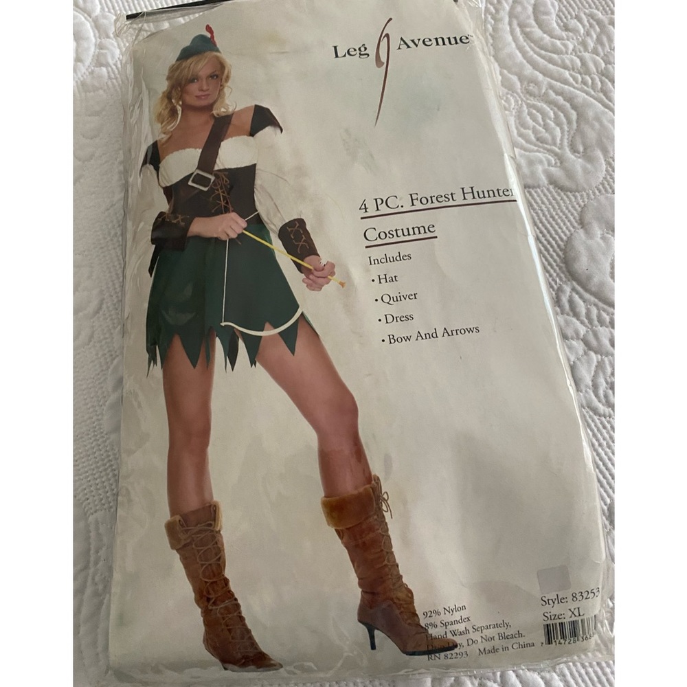 🎈SILD🎈LEG AVENUE FOUR PIECE FOREST HUNTER XL NWOT